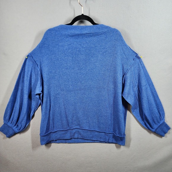 We The Free Sweater Womens Small Dolman Sleeve Ribbed Pullover Lightweight Top - Picture 9 of 9